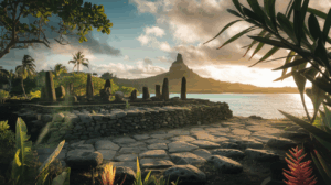 Marae Taputapuatea Raiatea temple sacré polynésien pierres basalte UNESCO patrimoine mondial spiritualité maohi